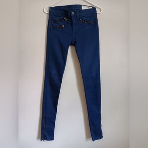 Rag & Bone "Jean" Mid Rise Leggings - Size 24 - Cadet Blue EUC